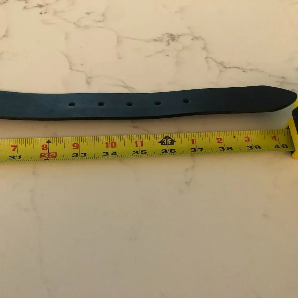 Men's GNW Black Bonded Leather Belt